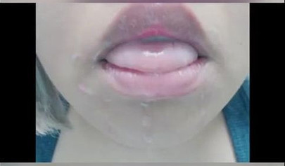 A compilation of trashy teenage whores spitting and swapping cum in mouths