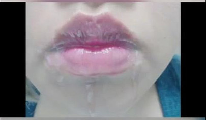 A compilation of trashy teenage whores spitting and swapping cum in mouths