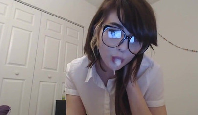 A compilation of trashy teenage whores spitting and swapping cum in mouths