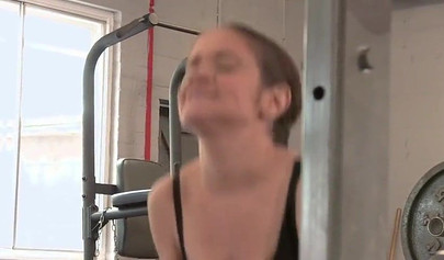 Pretty teenage schoolgirl gets fucked by her sports education teacher in the ass