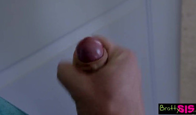 Bratty teen sister discards her toy for sleeping and gets stepbro's dick instead