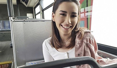 Hot vlogging teen babe flashes her asshole out there in public to everybody