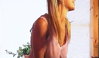 Teen model with big titties Christina Lucci plays with herself and shows boobs