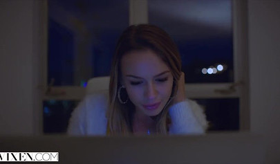 Naughty college student teen girl seduces her sisters hot boyfriend in secret