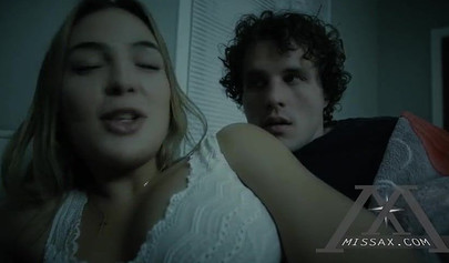 Stepsis watches porn with brother before bro fucks her insides and fills them up