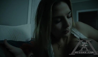 Stepsis watches porn with brother before bro fucks her insides and fills them up