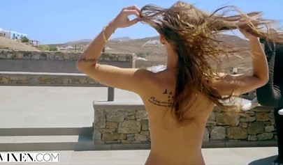 Hot teen Tiffany Tatum gets fucked in public places by dominating sugar daddy