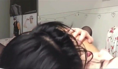 College teenage girl finds another way to pay for rent and landlord likes it