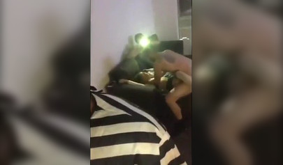 A disgusting cuck shares his sexy teen girlfriend with a black neighbor with BBC