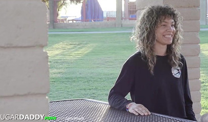 Black light skin teenage babe fucks her white daddy with a nice big white cock