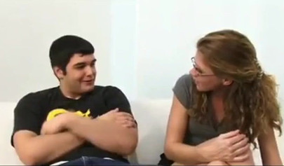 Teenage babe trashed by a massive big schlong in front of her beta boyfriend