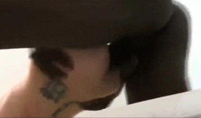 Teenage babe trashed by a massive big schlong in front of her beta boyfriend