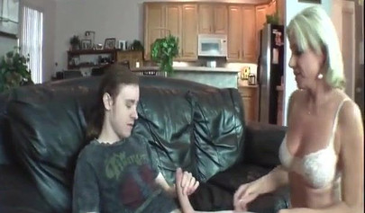 Mom offers her pussy to her teenage son just to make her baby boy feel better