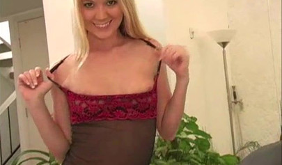 Hot teen girl uses a massive dildo to get herself off and records every moment