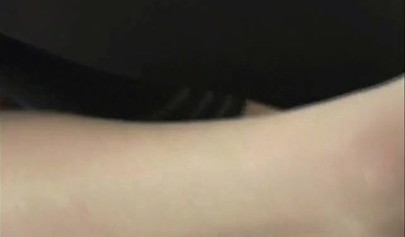 Bella Star teen plays with herself in hot black lingerie with a nice pink dildo