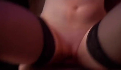 Brunette and redhead teen girls share a huge dick just to please one another