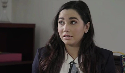 Brunette Teen Karlee sleeps with a nice MILF Brandi Love and loves how it feels