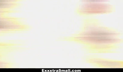 Small cute Asian teenage girl fucked on the beach in her cute rainbow swimsuit