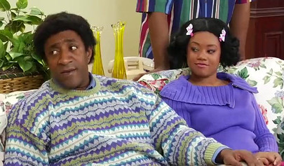 Amazing ebony teen with an afro defies parents by sucking and fucking a whitey