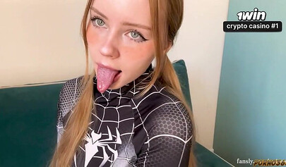 This naughty girl is about to fuck someone… or get fucked.