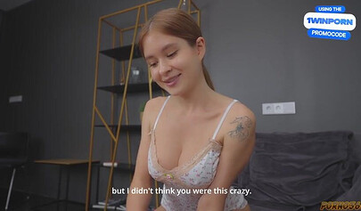 Stepsis pitches a porn career to her stepbro to make money.