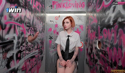 Glory hole enthusiast finds what she’s looking for.