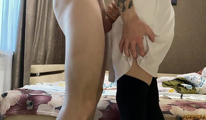 Patient seduces the hot paramedic who came for a house call.