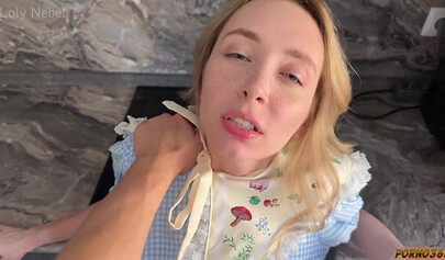 He helped a girl in the park and she repaid the favor at her place.