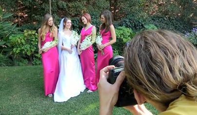Bride organizes a lesbian orgy with her bridesmaids rather than with her hubby