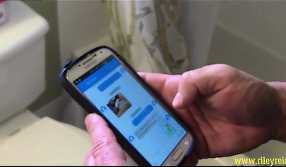 Blackmailing my stepsister Riley Reid and turning her into my own personal slut