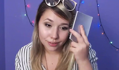 Cute young nubile Milly Ice fingers herself and fondles her tits on a web cam