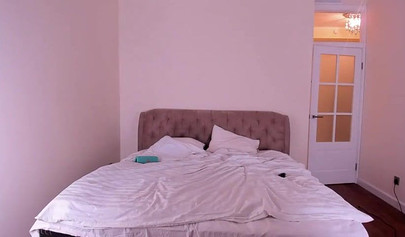 Astonishing brunette teen strips naked on a web cam and presents her perfect body