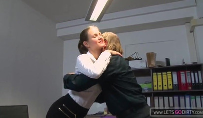 Innocent young secretary nubile seduced and pounded by her boss in his office