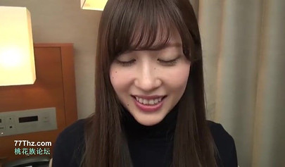 Shy Japanese teenie gives a long wet blowjobs before having her holes played with