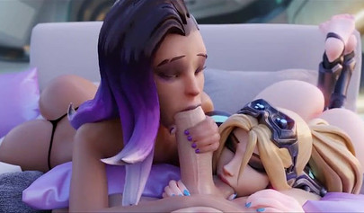 Best 3D Overwatch porn compilation of 2018 with hot moans and sounds in it