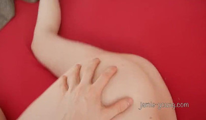 Young teenage girl swallows cum and gets some of it on her really beautiful face