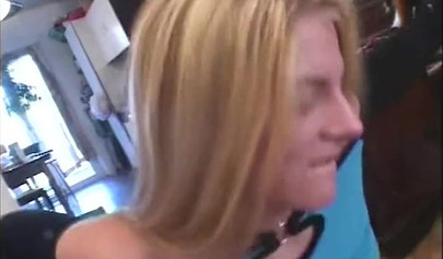 Blonde teen fucks her daddy for a bigger allowance and he takes her up on that