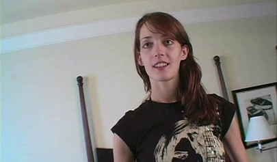 Meredith Rose teen with gorgeous eyes fucks herself with toys and she adores it