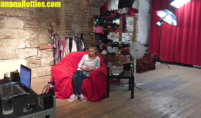 Tiny small teen does a private modelling show and gets photographed during it