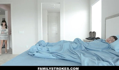 Teen sister agrees finally to fuck her horny brother who totally destroys her