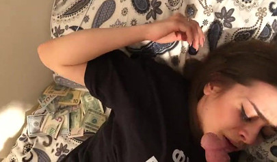 Stepfather teaches his teen daughter some rough adult lessons about fucking