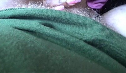 Ebony teen chick gets her first taste of stepbros white chocolate massive dick