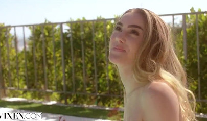 Teenage mistress teases a guy and fucks the shit out of him in front of his wife