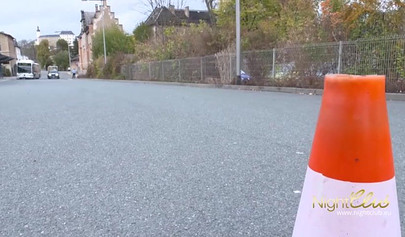 German brunette teen fucks an older guy behind stairs and she totally loves it