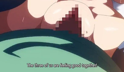 Hot Japanese hentai teen babes suck a lot of cocks and have filthy pervy sex