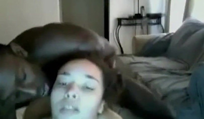 White teen chick gets her ass cheeks busted by a black dude with a big dick