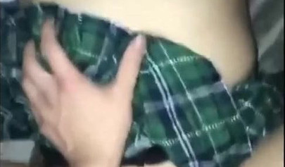 Brunette sexy teen schoolgirl gets plowed in a filthy and sleazy hotel room