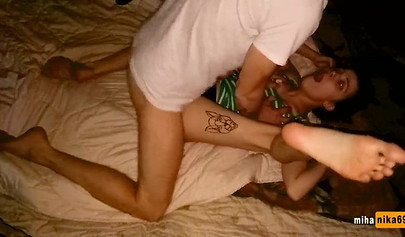 Russian teen slut works hard to earn your load  so she gives you fantastic sex