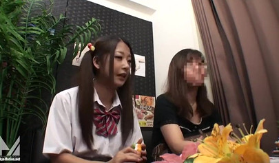 Japanese teen goes to a masseuse but it isn't quite like how she imagined it