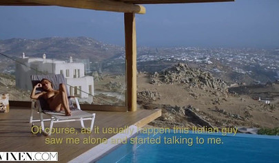 18+ hot Liya Silver has a great fuck party by the beach with a total stranger